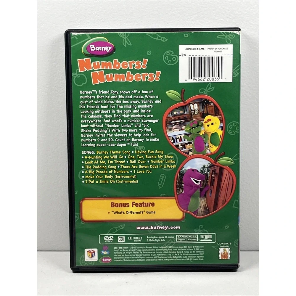Barney: Numbers!‎ Numbers! [DVD] - Picture 2 of 2